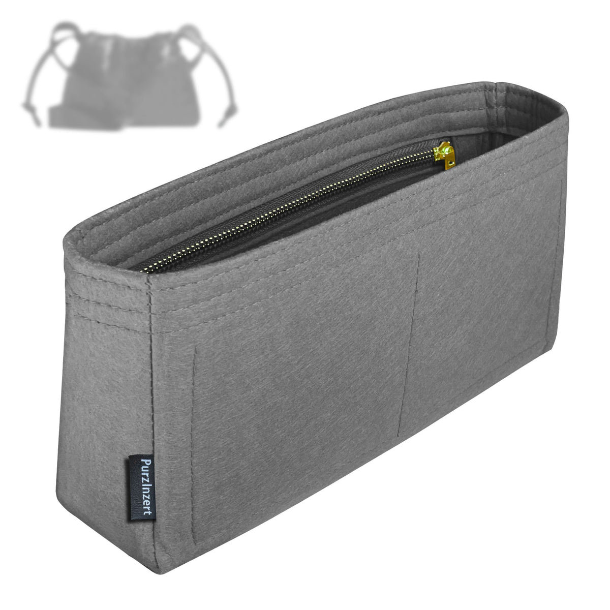 Bag Insert for (Bottega Veneta, DustBag Bike) Organizer Tote Purse Organiser Liner Shaper [Premium Felt Material]