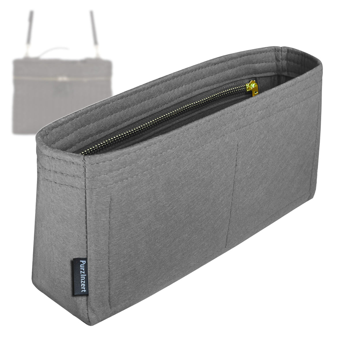 Bag Insert for (Bottega Veneta, Soft Vanity 843819) Organizer Tote Purse Organiser Liner Shaper [Premium Felt Material]