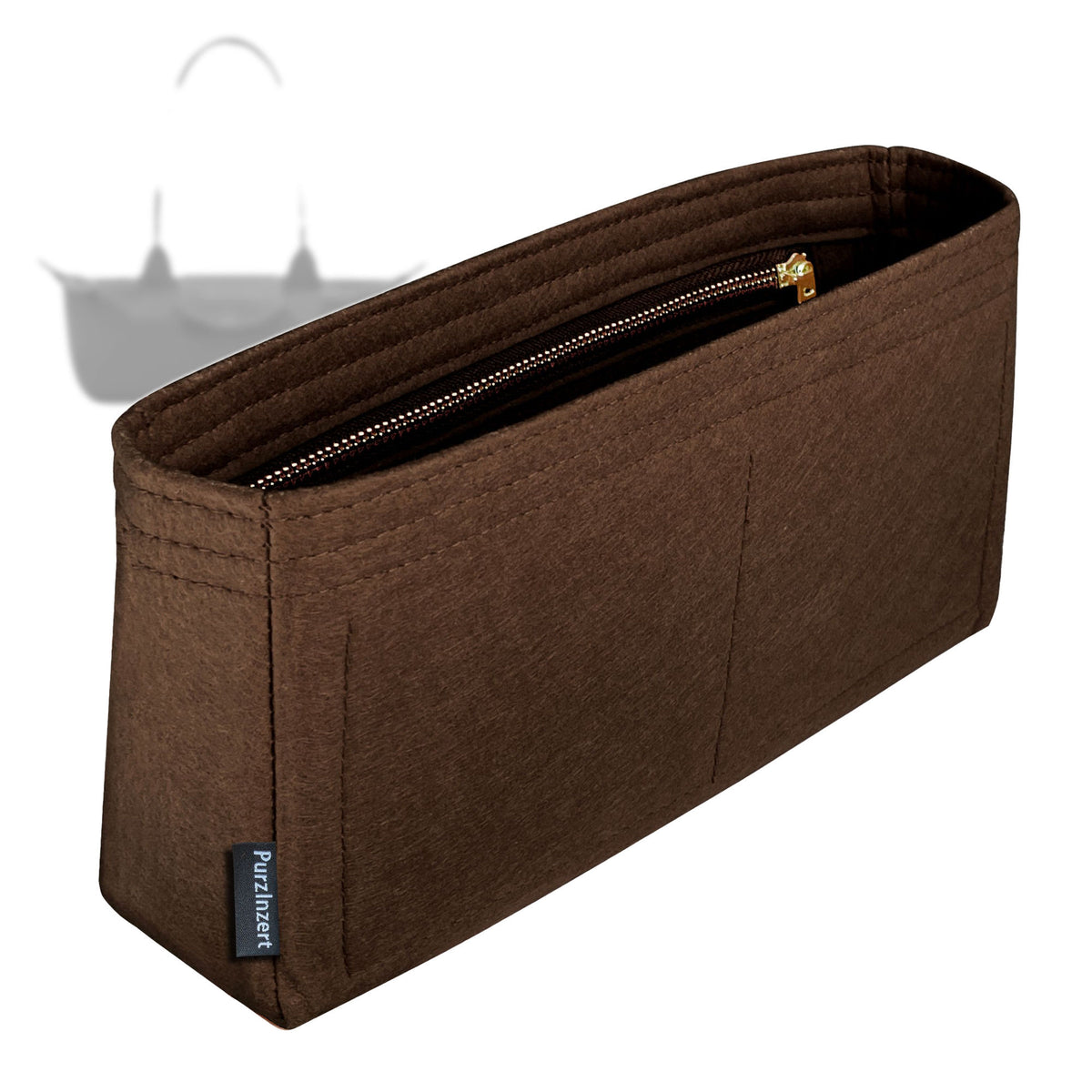 Bag Insert for (Longchamp, Le Pliage Xtra S Shoulder Bag) Organizer Tote Purse Organiser Liner Shaper [Premium Felt Material]