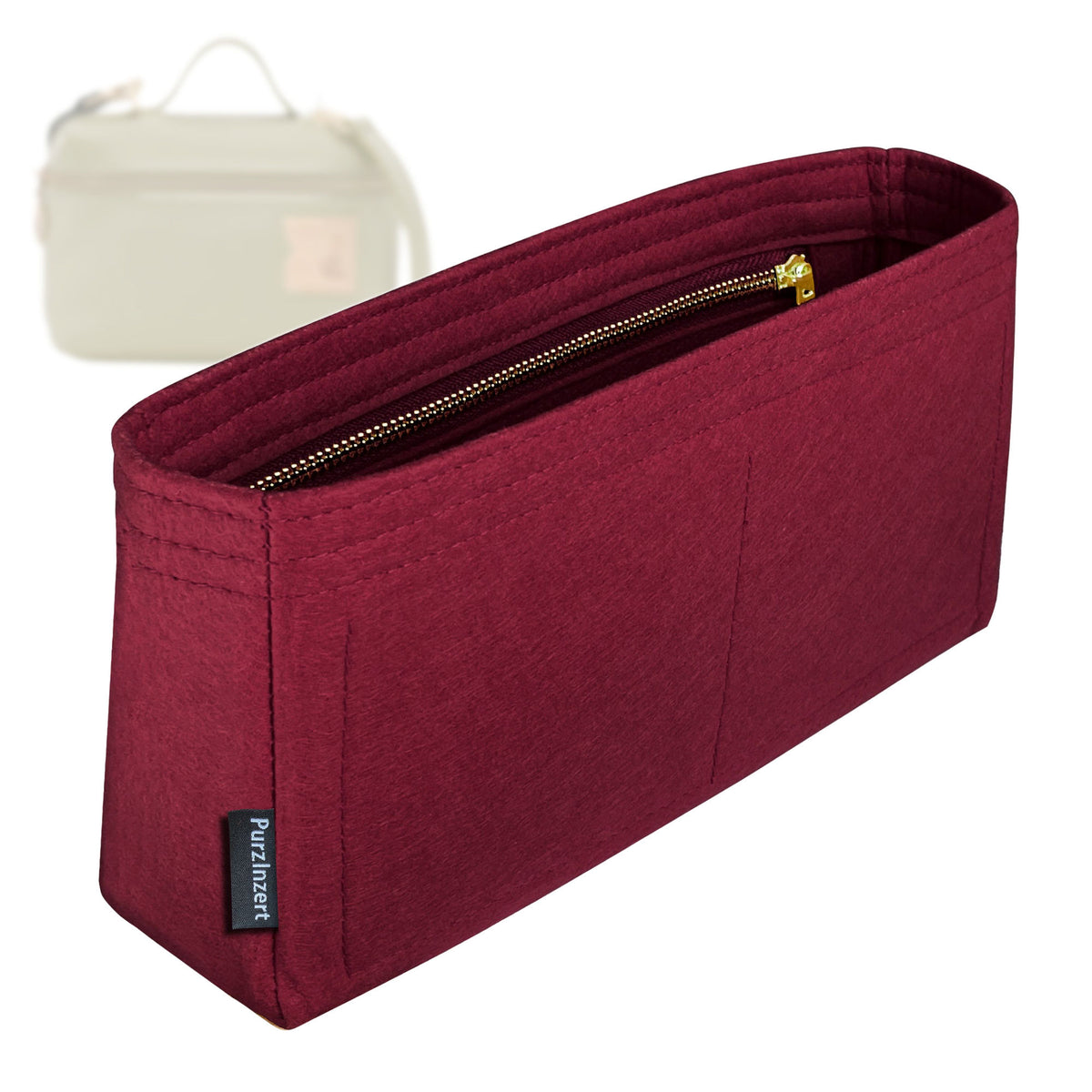 Bag Insert for (Longchamp, Le Pliage Xtra XS Crossbody bag) Organizer Tote Purse Organiser Liner Shaper [Premium Felt Material]