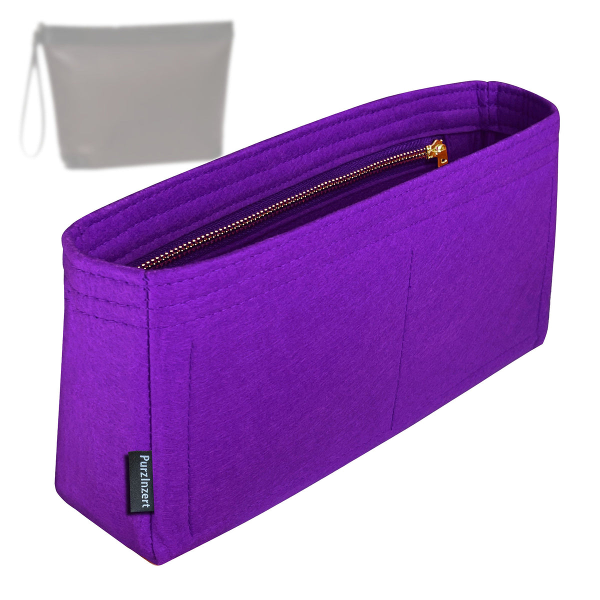Bag Insert for (Goyard, Conti Pouch) Organizer Tote Purse Organiser Liner Shaper [Premium Felt Material]