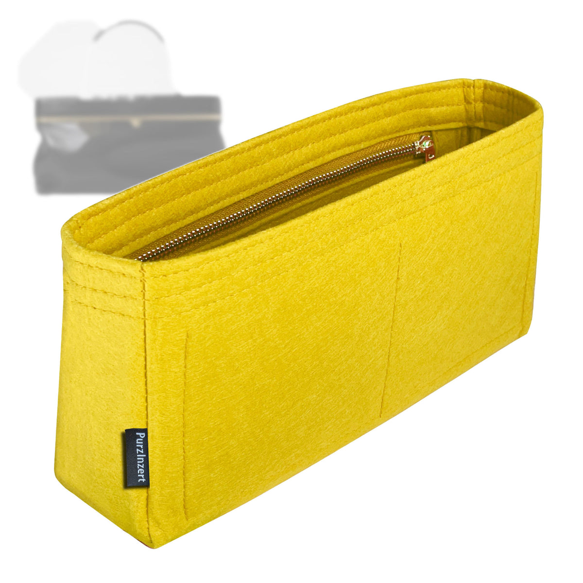 Bag Insert for (Celine, VANITY FRAME) Organizer Tote Purse Organiser Liner Shaper [Premium Felt Material]
