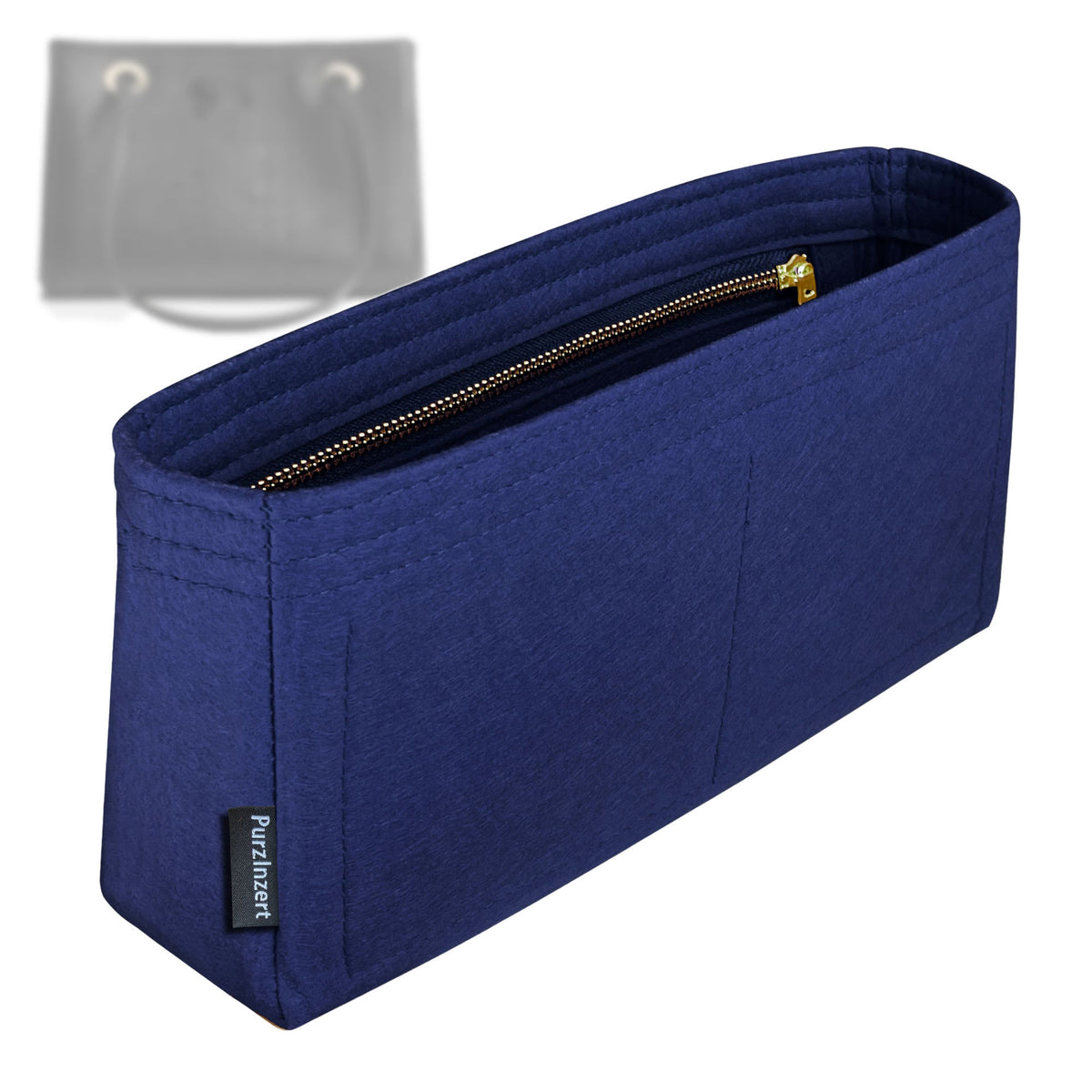 Bag Insert for (Dior, Mini Promenade Shopping Bag) Organizer Tote Purse Organiser Liner Shaper [Premium Felt Material]