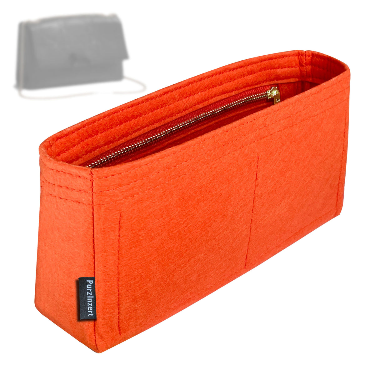 Bag Insert for (Dior, Small Promenade Flap Bag) Organizer Tote Purse Organiser Liner Shaper [Premium Felt Material]