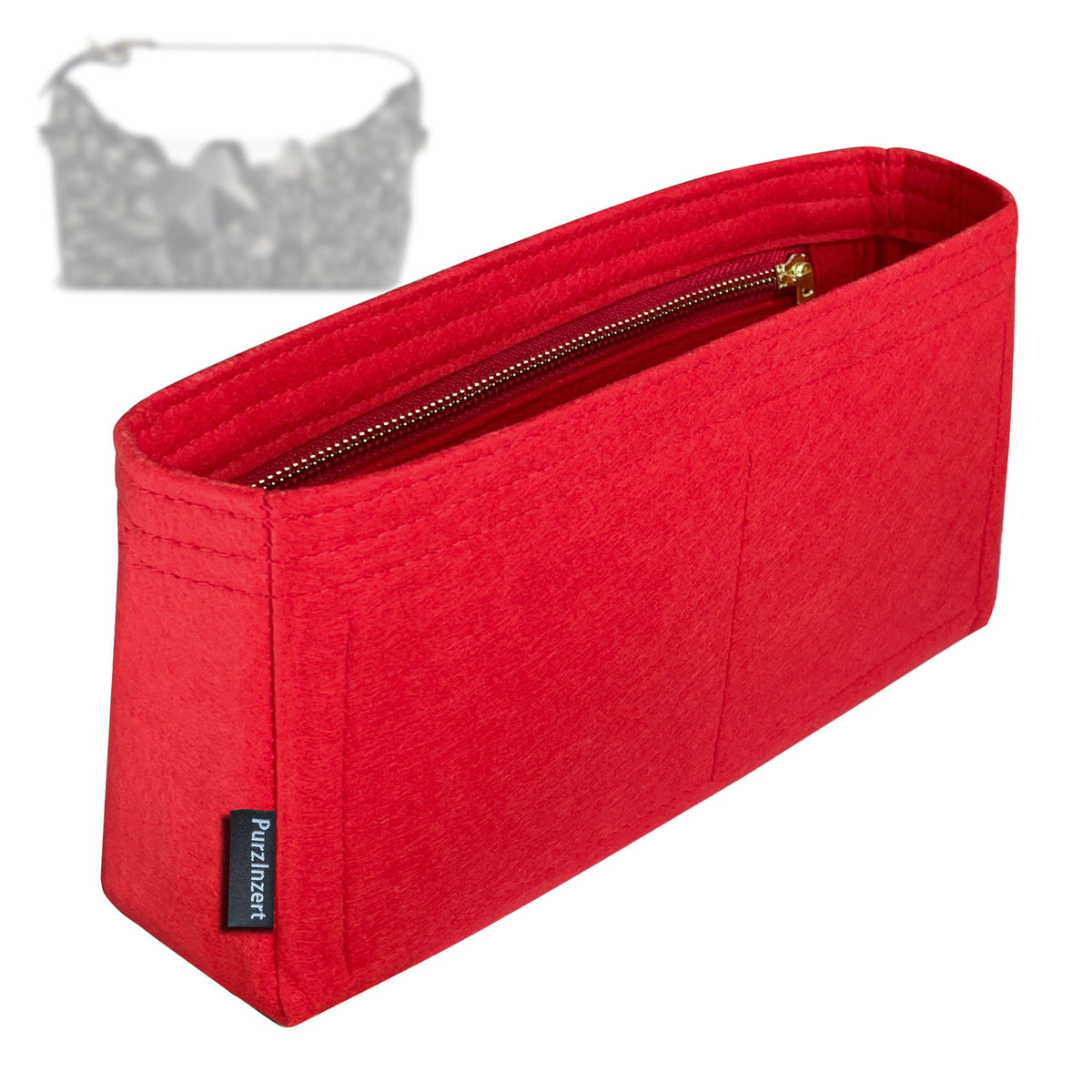 Bag Insert for (Dior, Nomad Pouch) Organizer Tote Purse Organiser Liner Shaper [Premium Felt Material]