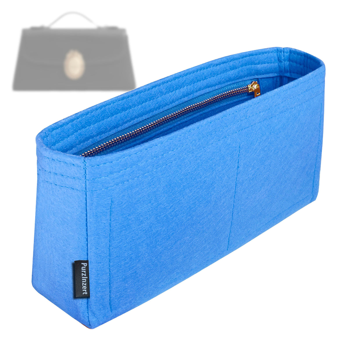 Bag Insert for (Dior, Medaillon Pouch) Organizer Tote Purse Organiser Liner Shaper [Premium Felt Material]