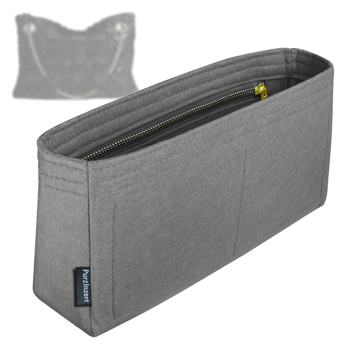 Bag Insert for (Dior, Medium Milly-La-Foret Bag) Organizer Tote Purse Organiser Liner Shaper [Premium Felt Material]