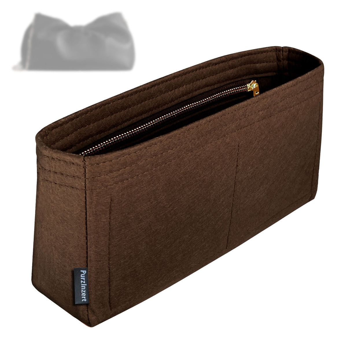 Bag Insert for (Dior, Medium Bow Bag) Organizer Tote Purse Organiser Liner Shaper [Premium Felt Material]