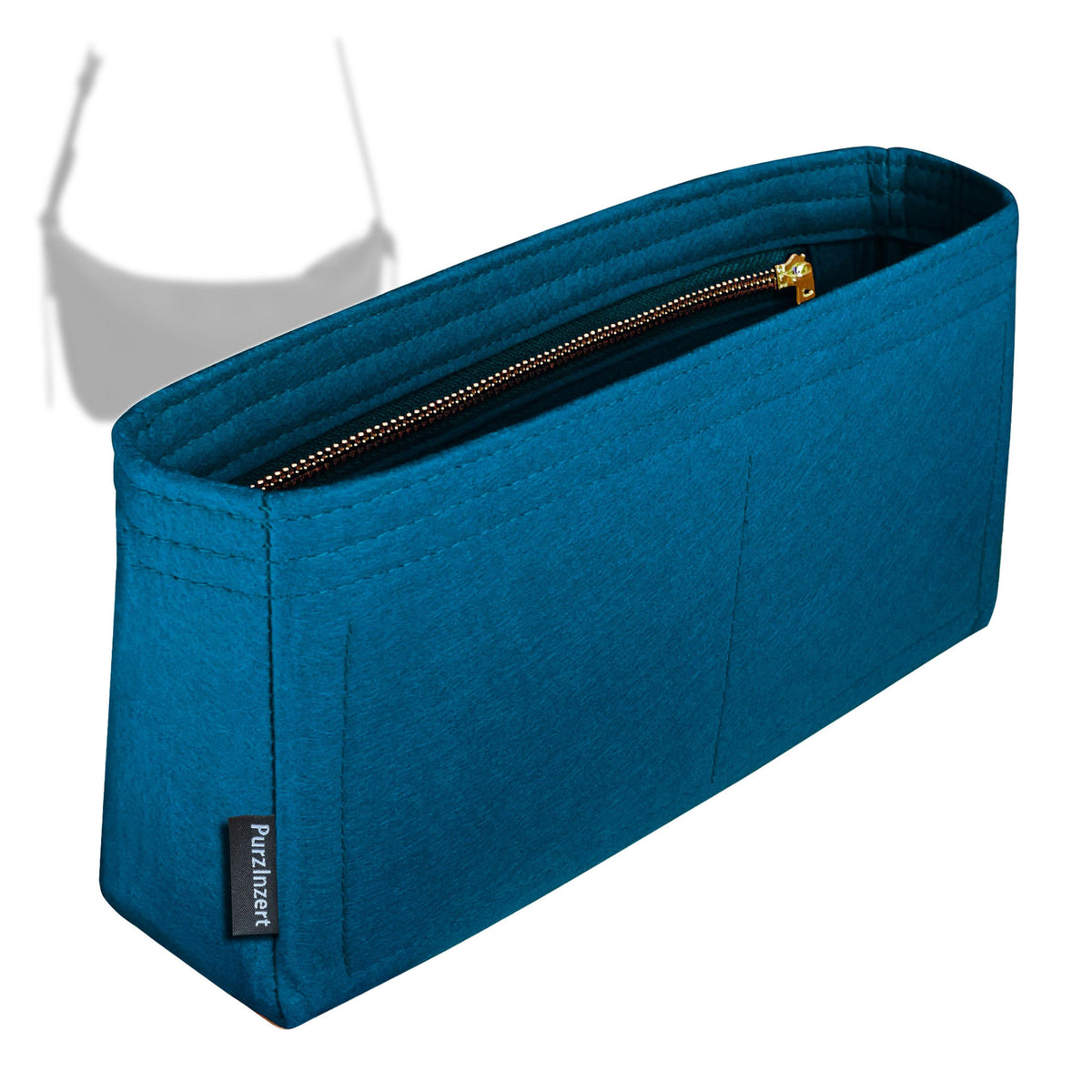 Bag Insert for (Coach, MOTT SLING BAG 22) Organizer Tote Purse Organiser Liner Shaper [Premium Felt Material]