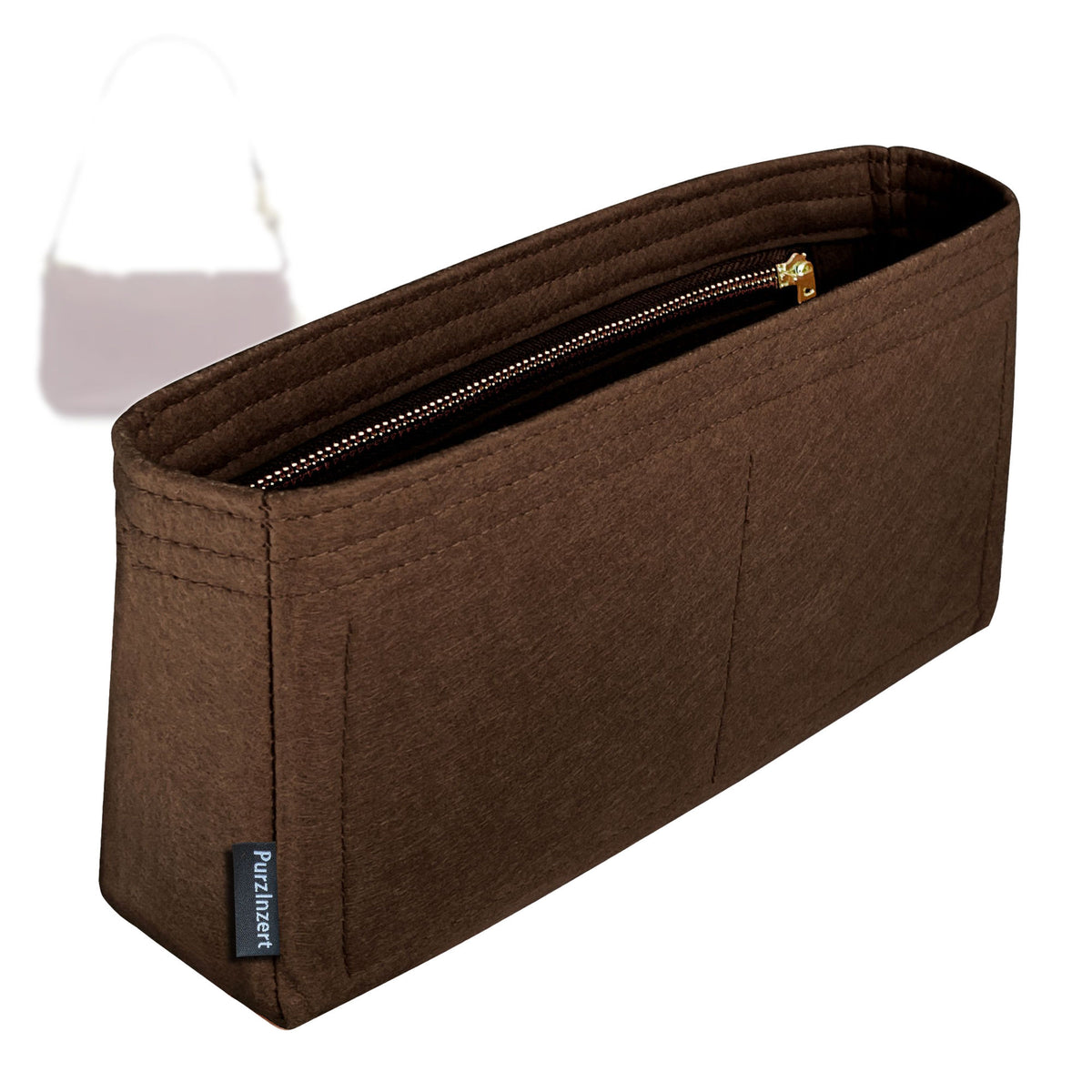Bag Insert for (Coach, Plaza Bag 18) Organizer Tote Purse Organiser Liner Shaper [Premium Felt Material]