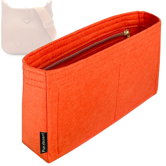 Bag Insert for (Hermes, Evelyne TPM (Evelyne Mini)) Organizer Tote Purse Organiser Liner Shaper [Premium Felt Material]