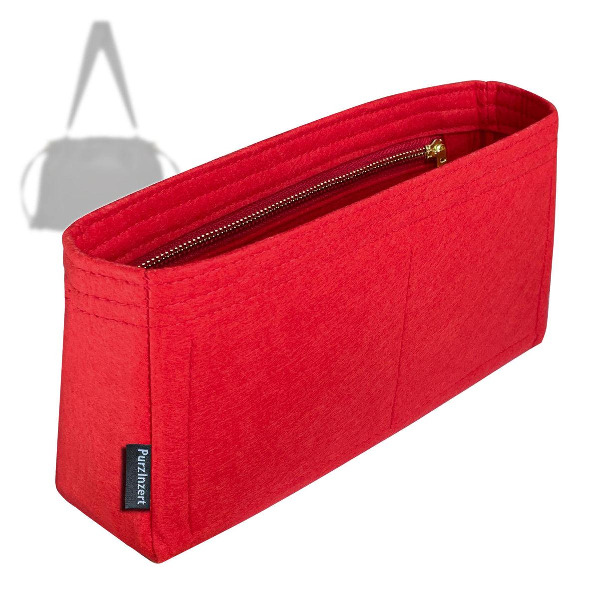 Bag Insert for (Strath berr., Charlotte Midi Drawstring) Organizer Tote Purse Organiser Liner Shaper [Premium Felt Material]