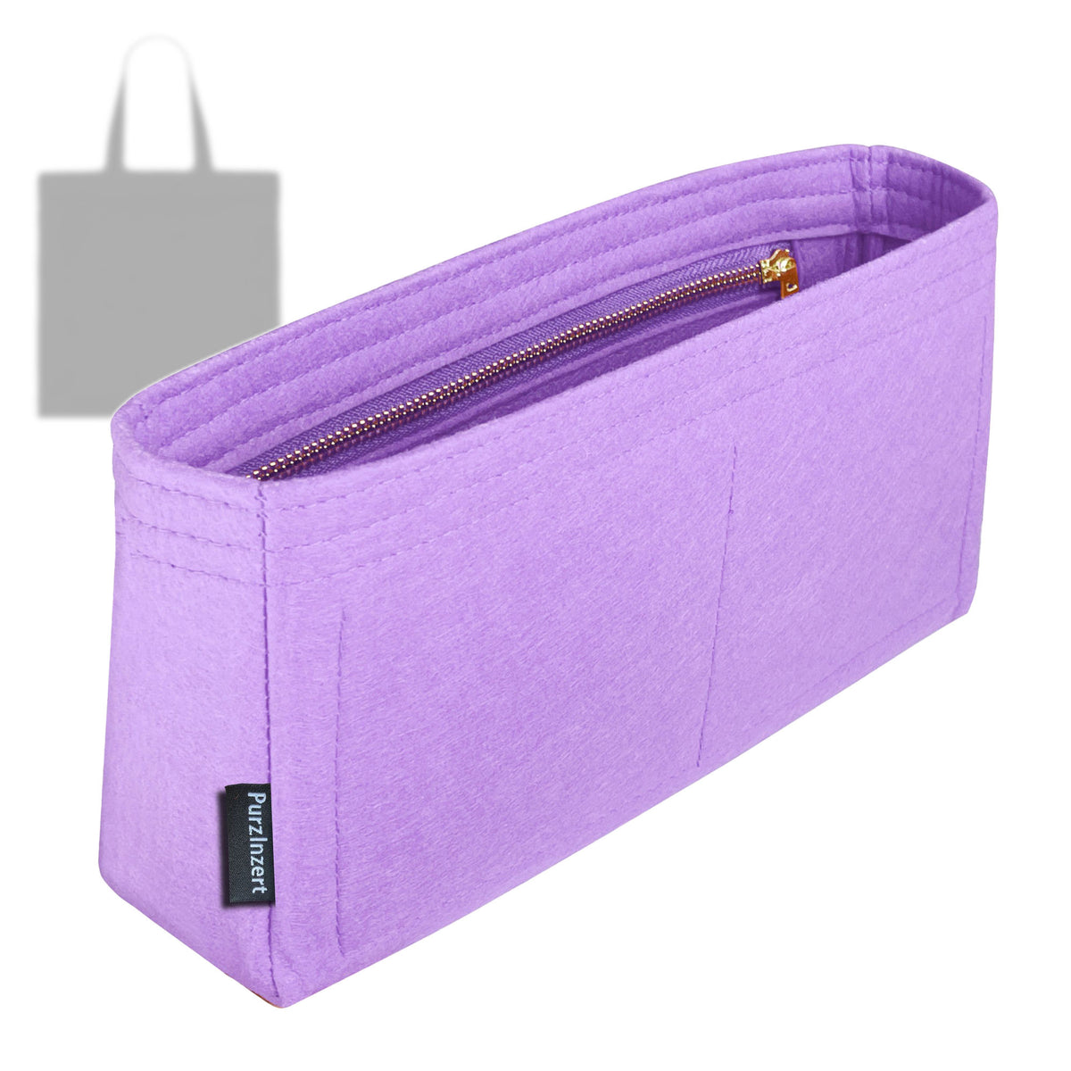 Bag Insert for (Saint Laurent (YSL), Rive Droite Fleece Tote Bag) Organizer Tote Purse Organiser Liner Shaper [Premium Felt Material]