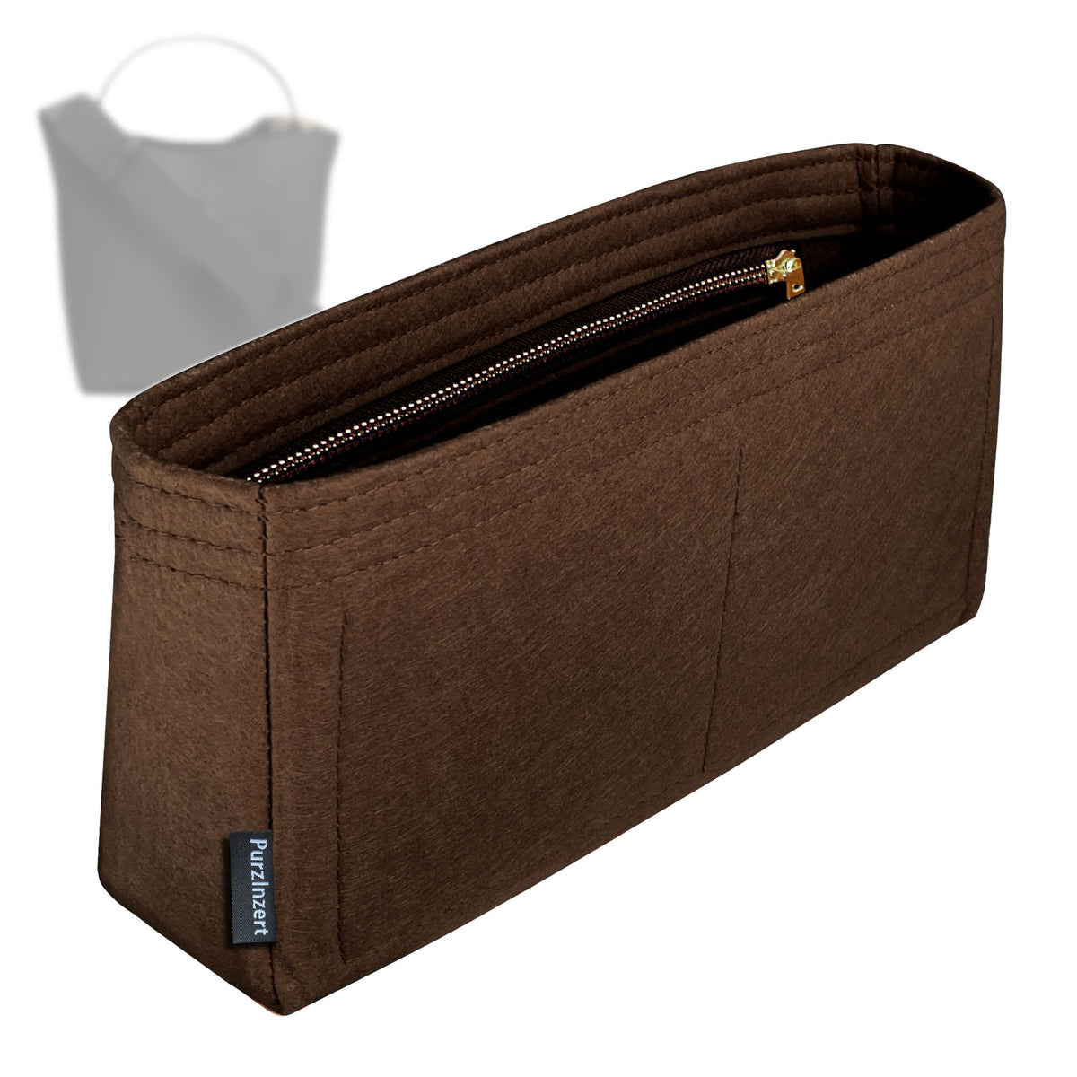 Bag Insert for (Cuyana, Mini Linea Bucket Bag) Organizer Tote Purse Organiser Liner Shaper [Premium Felt Material]