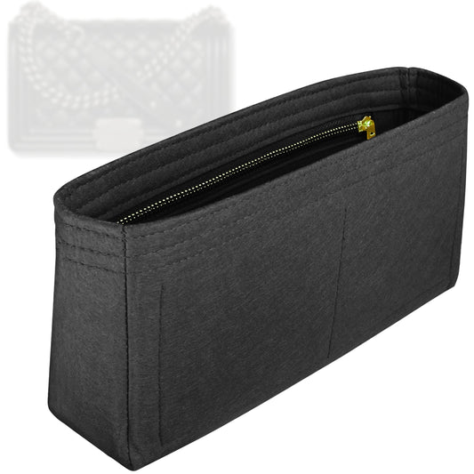 Bag Insert for (Chanel, Boy Chanel Large) Organizer Tote Purse Organiser Liner Shaper [Premium Felt Material]