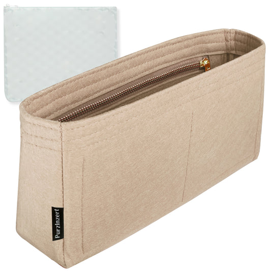 Bag Insert for (Goyard, Senat MM (Medium)) Organizer Tote Purse Organiser Liner Shaper [Premium Felt Material]