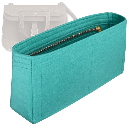 Bag Insert for (Hermes, Halzan 31) Organizer Tote Purse Organiser Liner Shaper [Premium Felt Material]