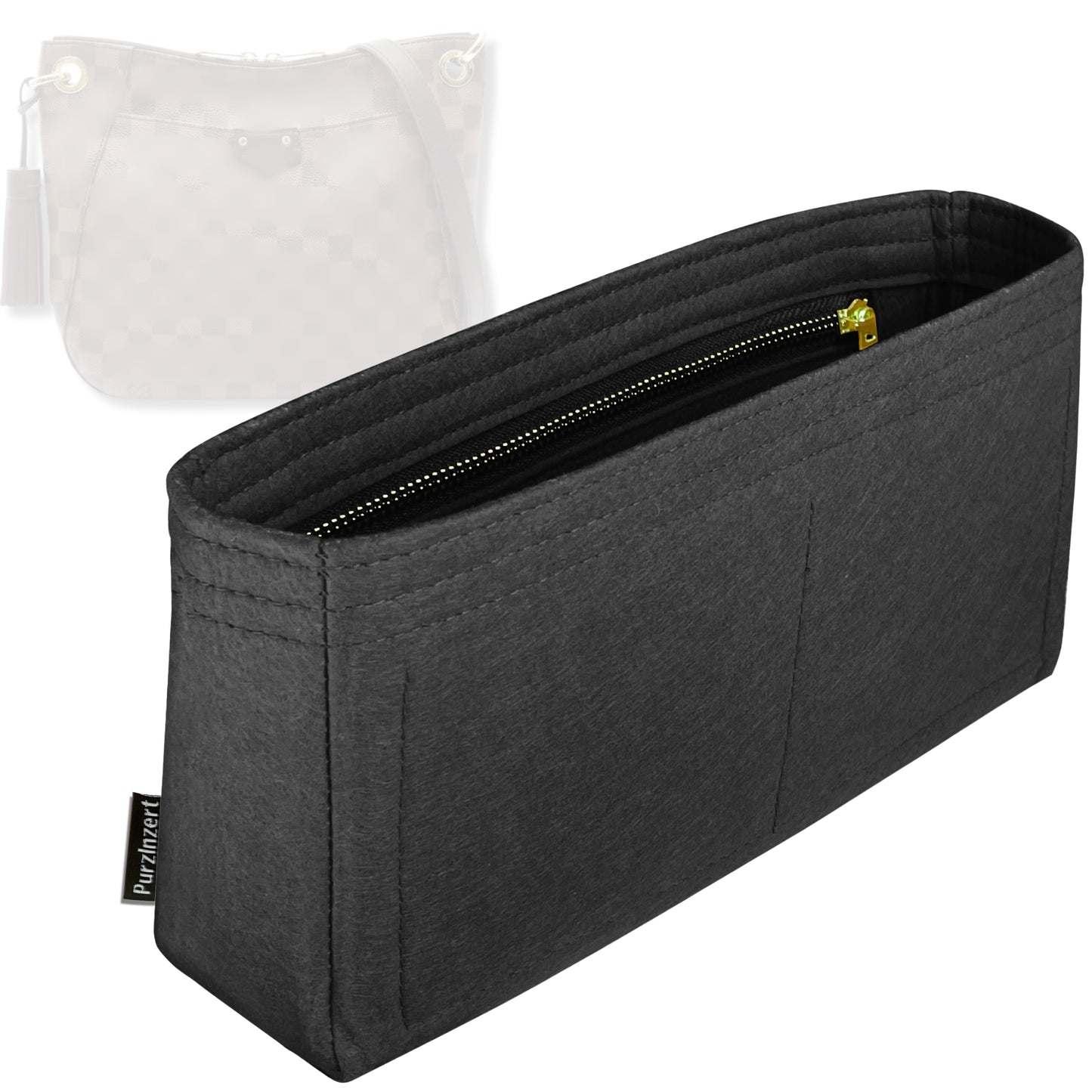 Bag Insert for (LV, South Bank Besace) Organizer Tote Purse Organiser Liner Shaper [Premium Felt Material]
