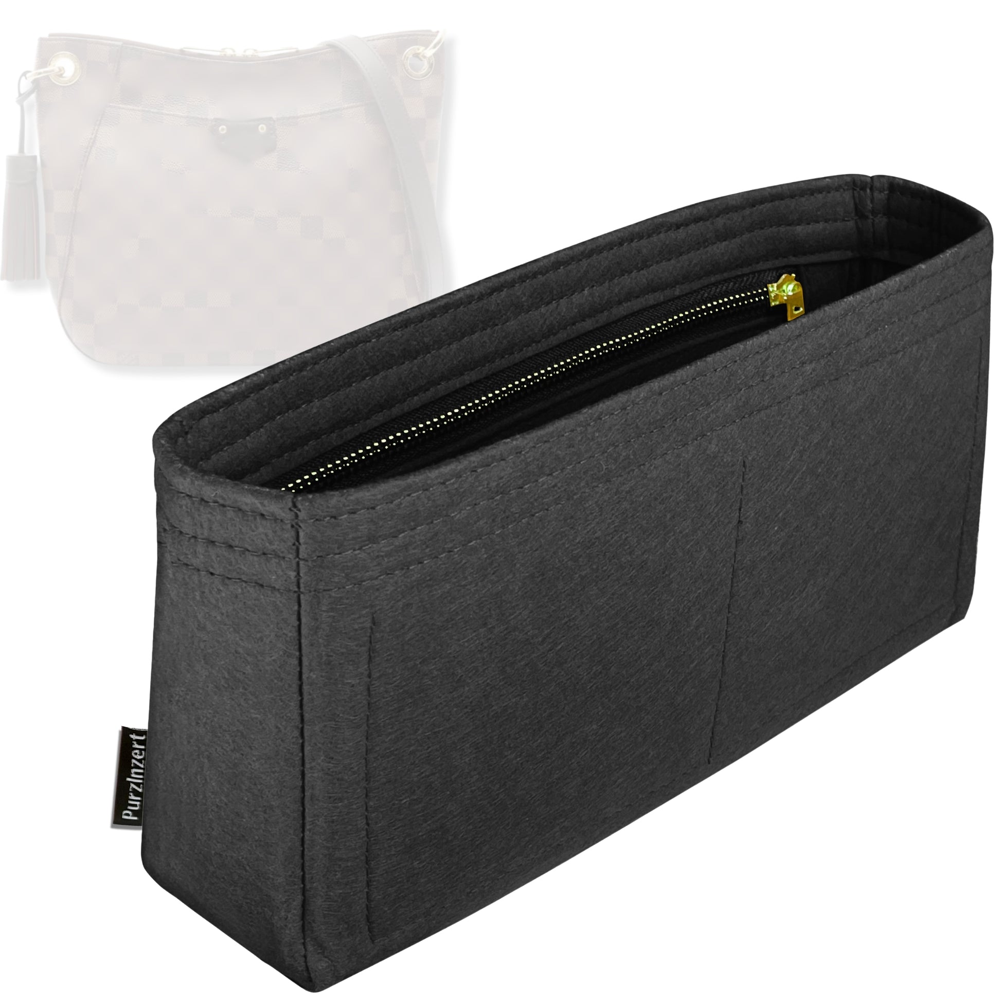 Bag Insert for (LV, South Bank Besace) Organizer Tote Purse Organiser Liner Shaper [Premium Felt Material]