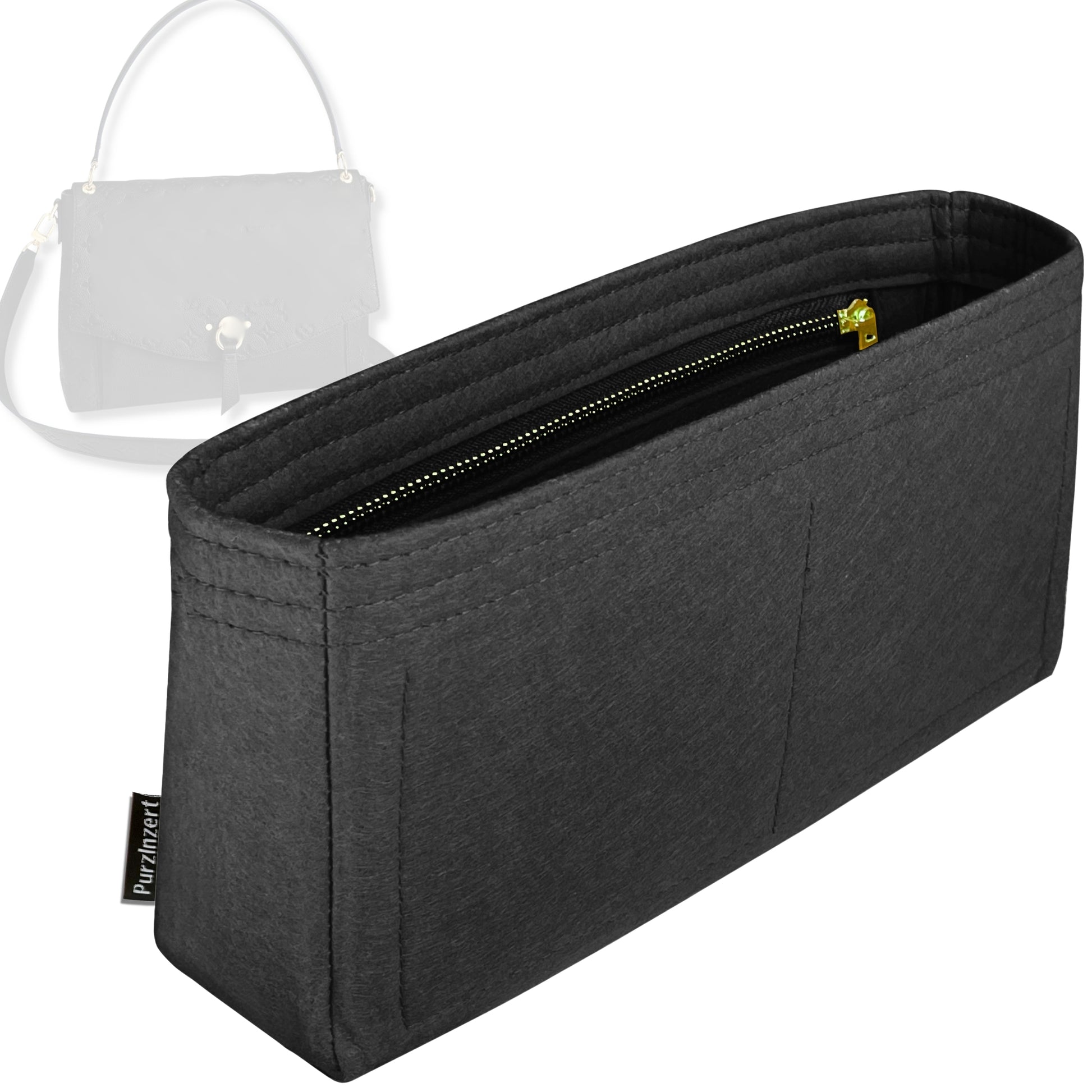Bag Insert for (LV, Blanche BB) Organizer Tote Purse Organiser Liner Shaper [Premium Felt Material]