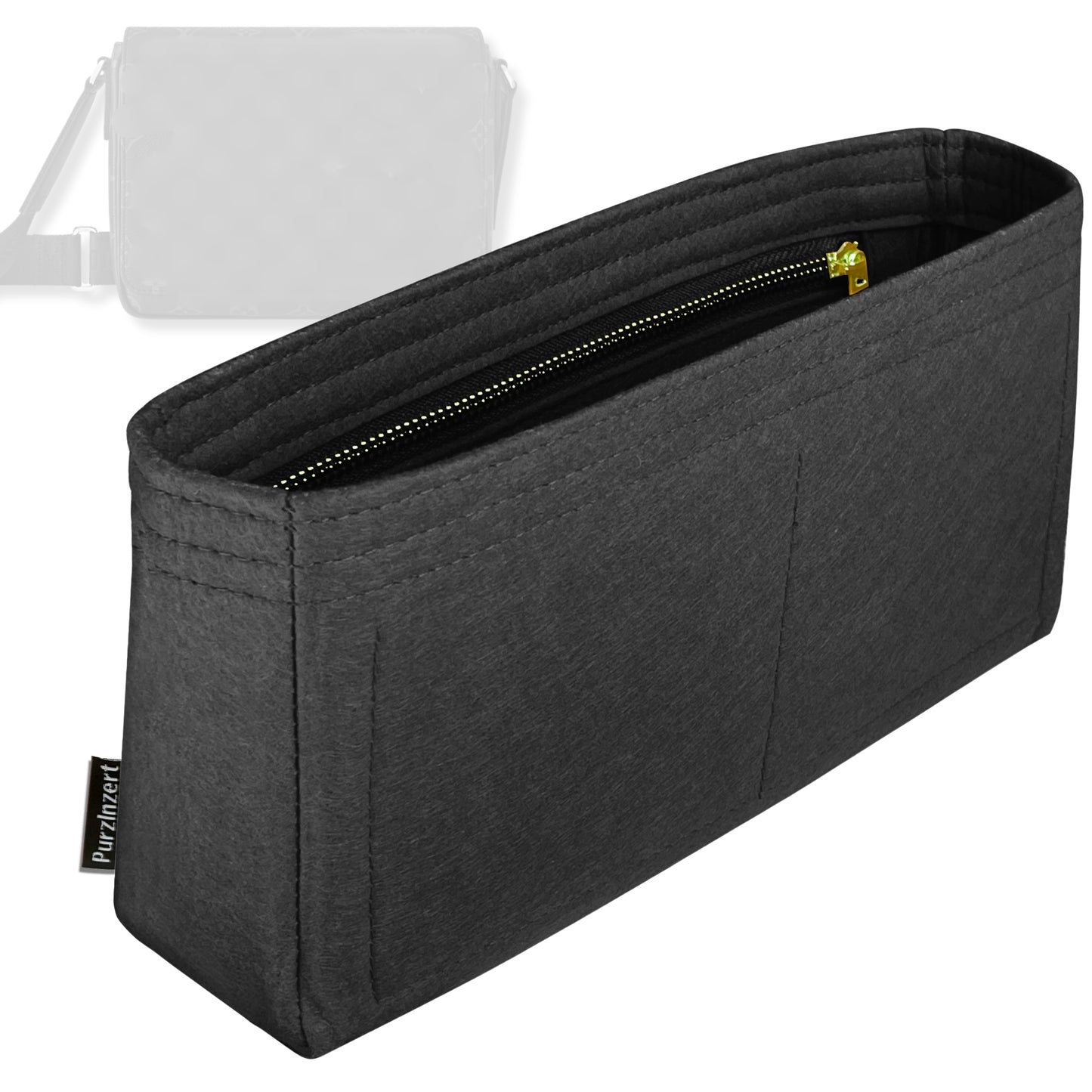 Bag Insert for (LV, District PM (Small)) Organizer Tote Purse Organiser Liner Shaper [Premium Felt Material]