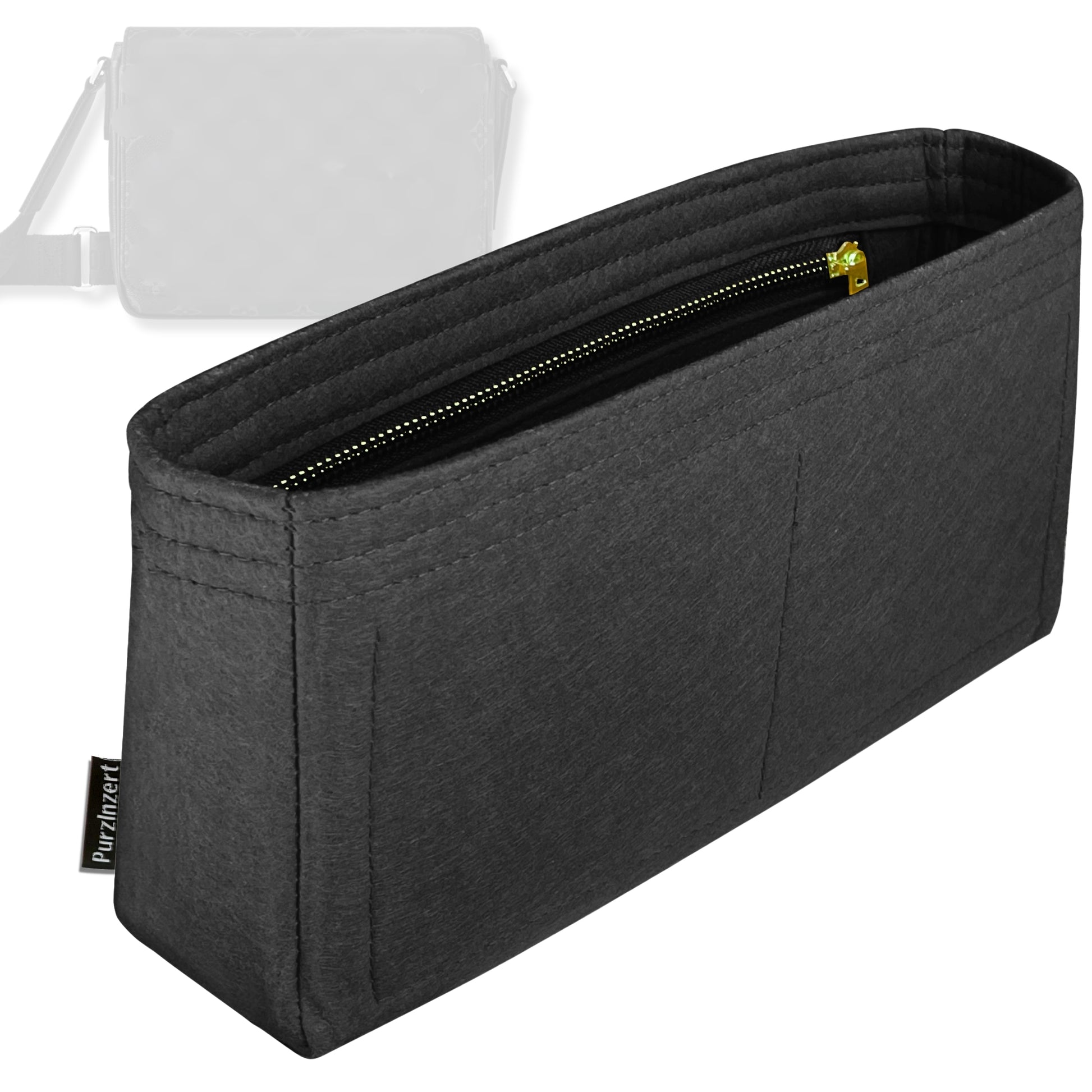 Bag Insert for (LV, District PM (Small)) Organizer Tote Purse Organiser Liner Shaper [Premium Felt Material]