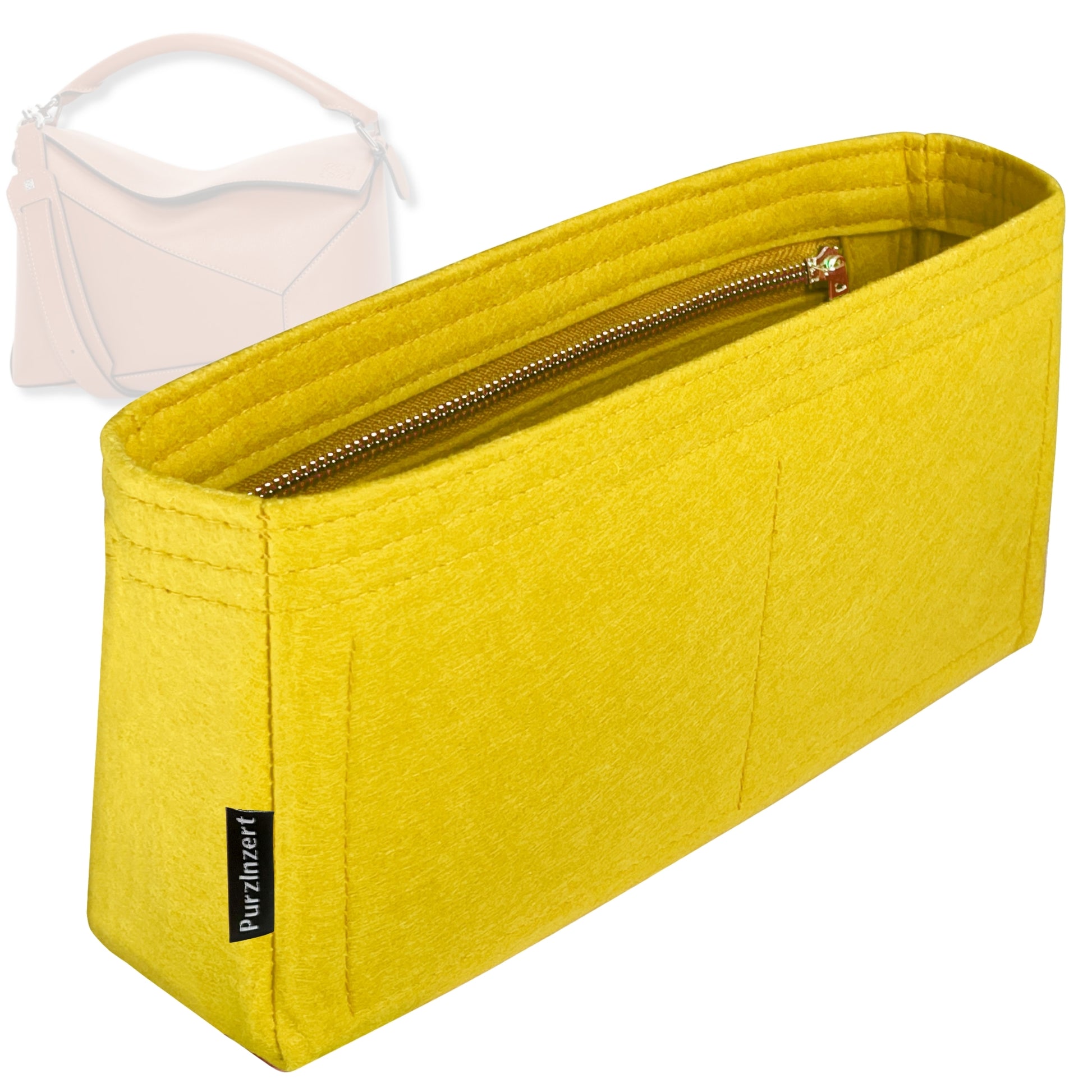Bag Insert for (Loewe, Puzzle Mini) Organizer Tote Purse Organiser Liner Shaper [Premium Felt Material]