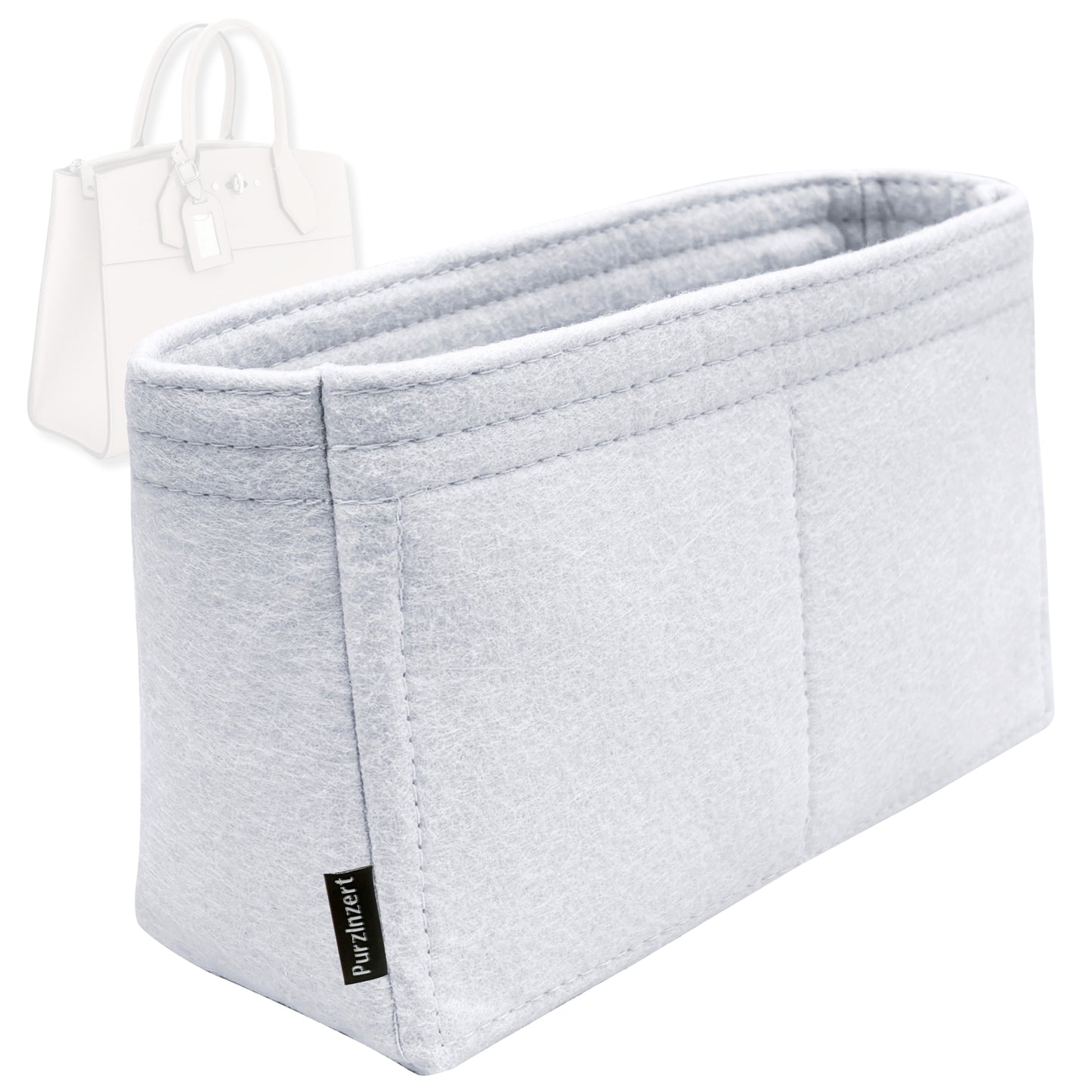 Bag Insert for (LV, City Steamer Mini) Organizer Tote Purse Organiser Liner Shaper [Premium Felt Material]
