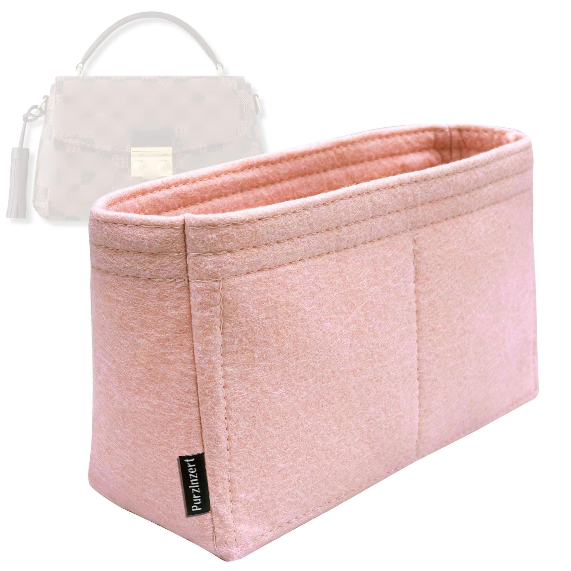 Bag Insert for (LV, Croisette) Organizer Tote Purse Organiser Liner Shaper [Premium Felt Material]