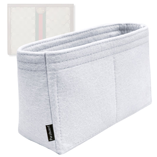 Bag Insert for (Gucci, Ophidia Pouch) Organizer Tote Purse Organiser Liner Shaper [Premium Felt Material]