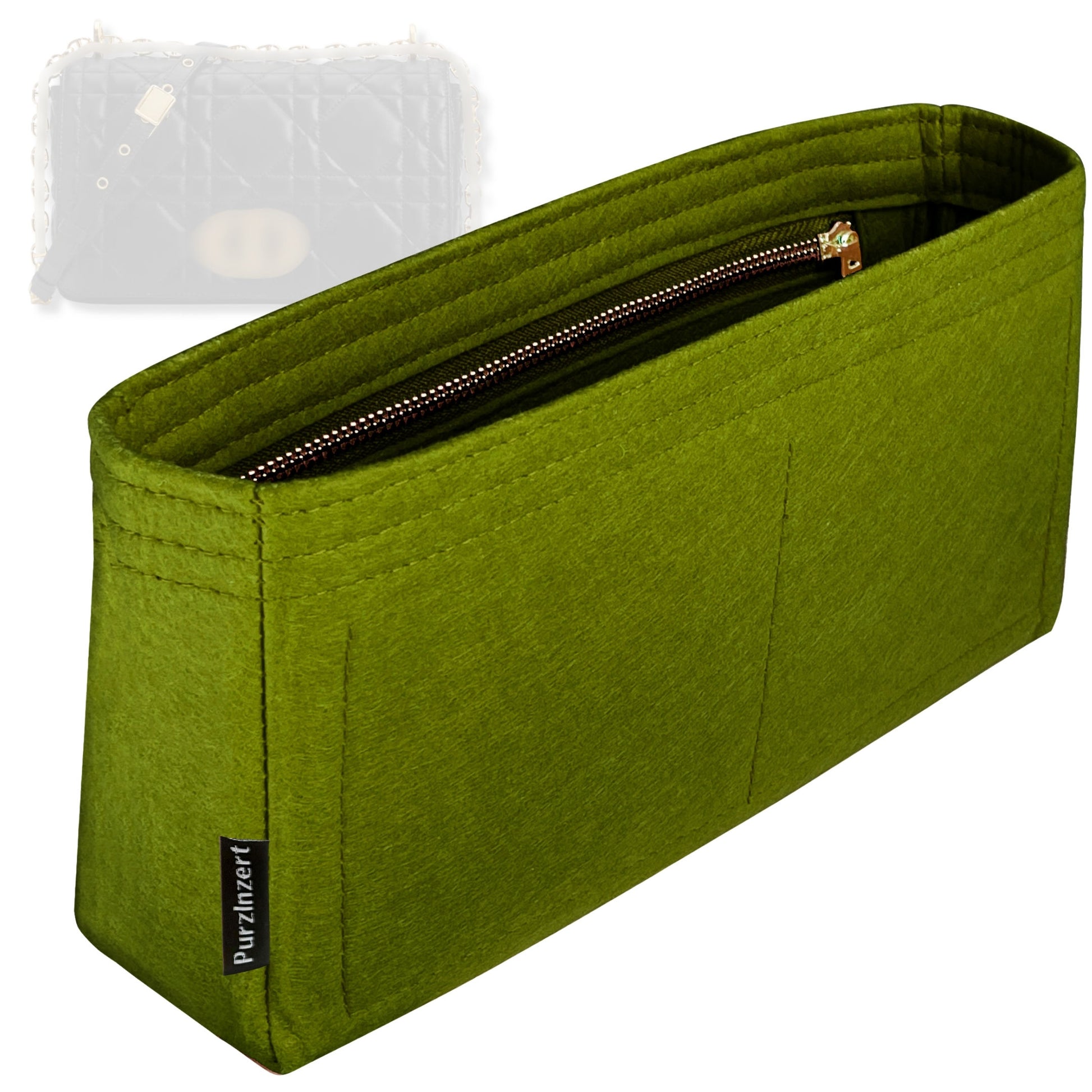 Bag Insert for (Dior, Large Dior Caro Bag) Organizer Tote Purse Organiser Liner Shaper [Premium Felt Material]