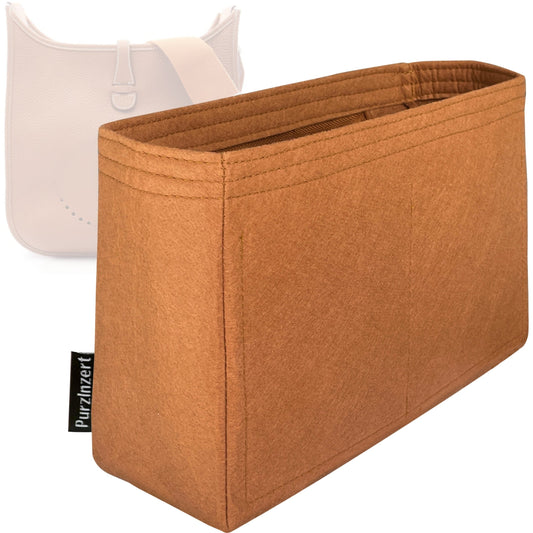 Bag Insert for (Hermes, Evelyne TGM) Organizer Tote Purse Organiser Liner Shaper [Premium Felt Material]