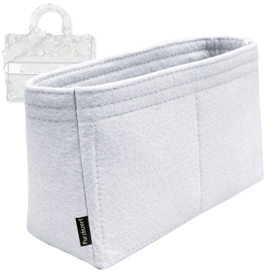 Bag Insert for (Dior, Medium Lady D-Lite Bag) Organizer Tote Purse Organiser Liner Shaper [Premium Felt Material]