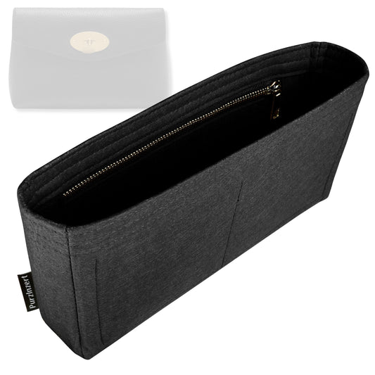 Bag Insert for (Mulberry, Darley Cosmetic Pouch) Organizer Tote Purse Organiser Liner Shaper [Premium Felt Material]