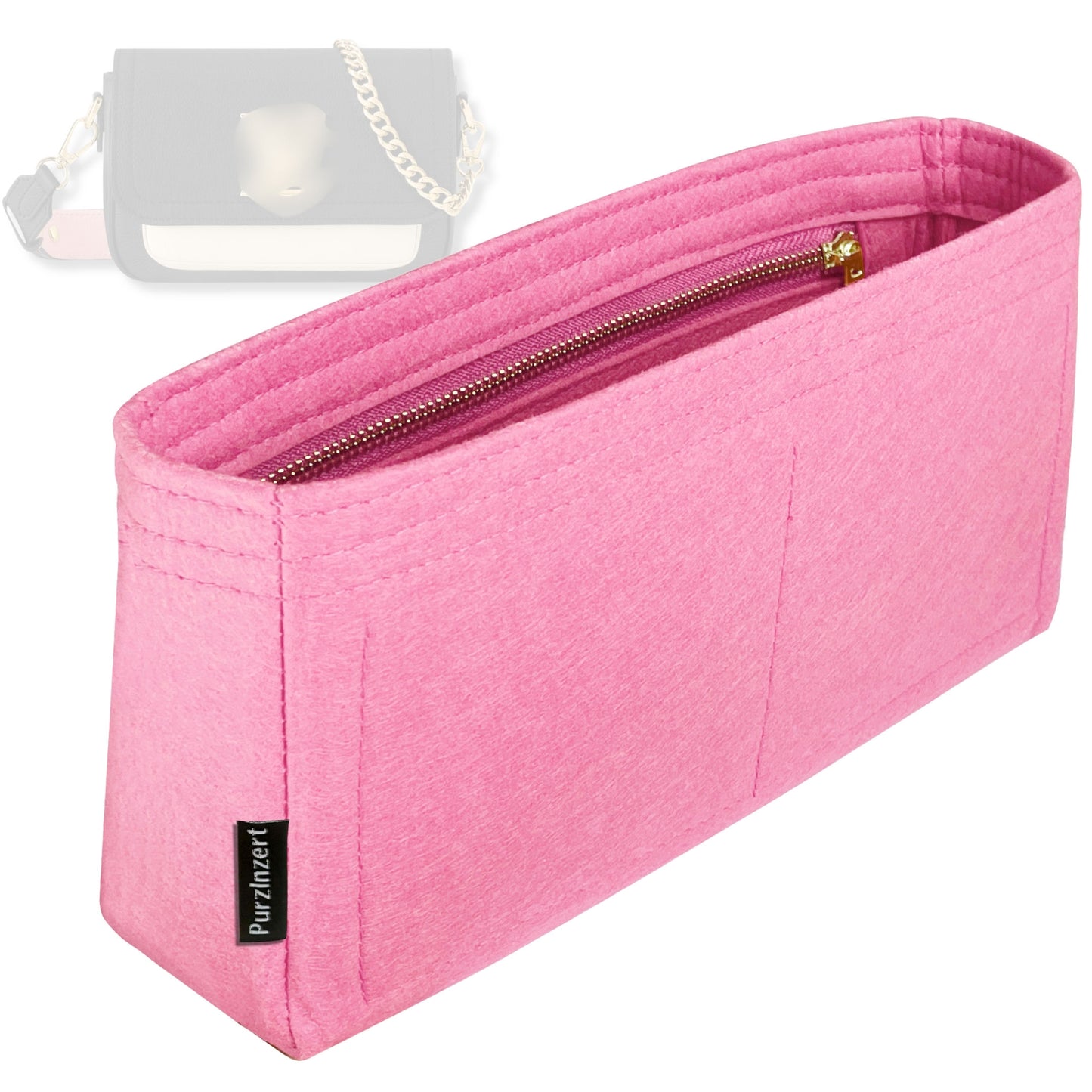 Bag Insert for (LV, Lockme Tender) Organizer Tote Purse Organiser Liner Shaper [Premium Felt Material]