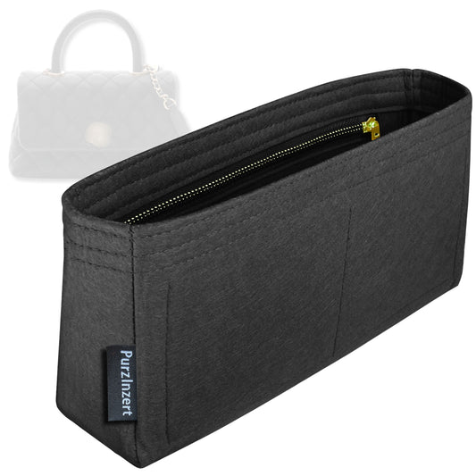 Bag Insert for (Chanel, Coco Medium) Organizer Tote Purse Organiser Liner Shaper [Premium Felt Material]