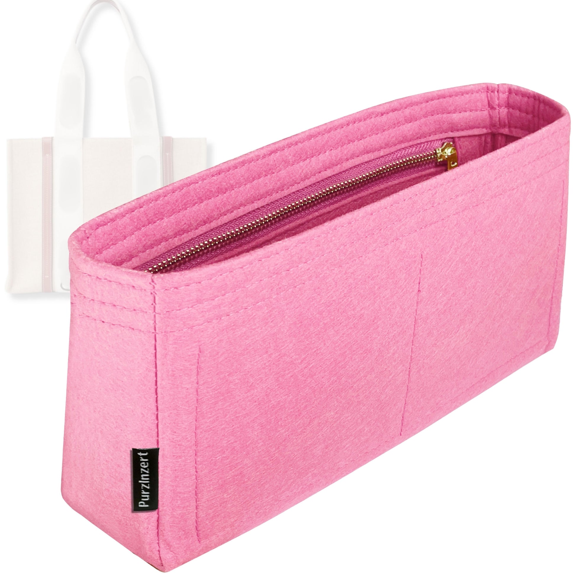 Bag Insert for (Chloe, Small Woody Tote) Organizer Tote Purse Organiser Liner Shaper [Premium Felt Material]