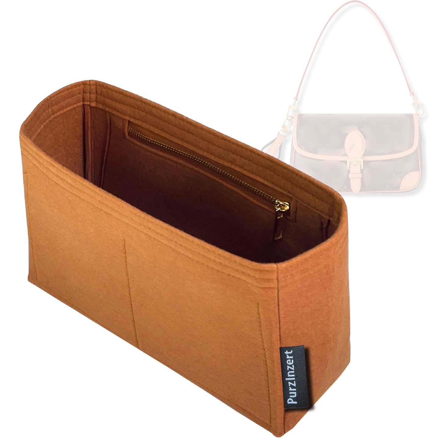 Bag Insert for (LV, Diane Bag) Organizer Tote Purse Organiser Liner Shaper [Premium Felt Material]