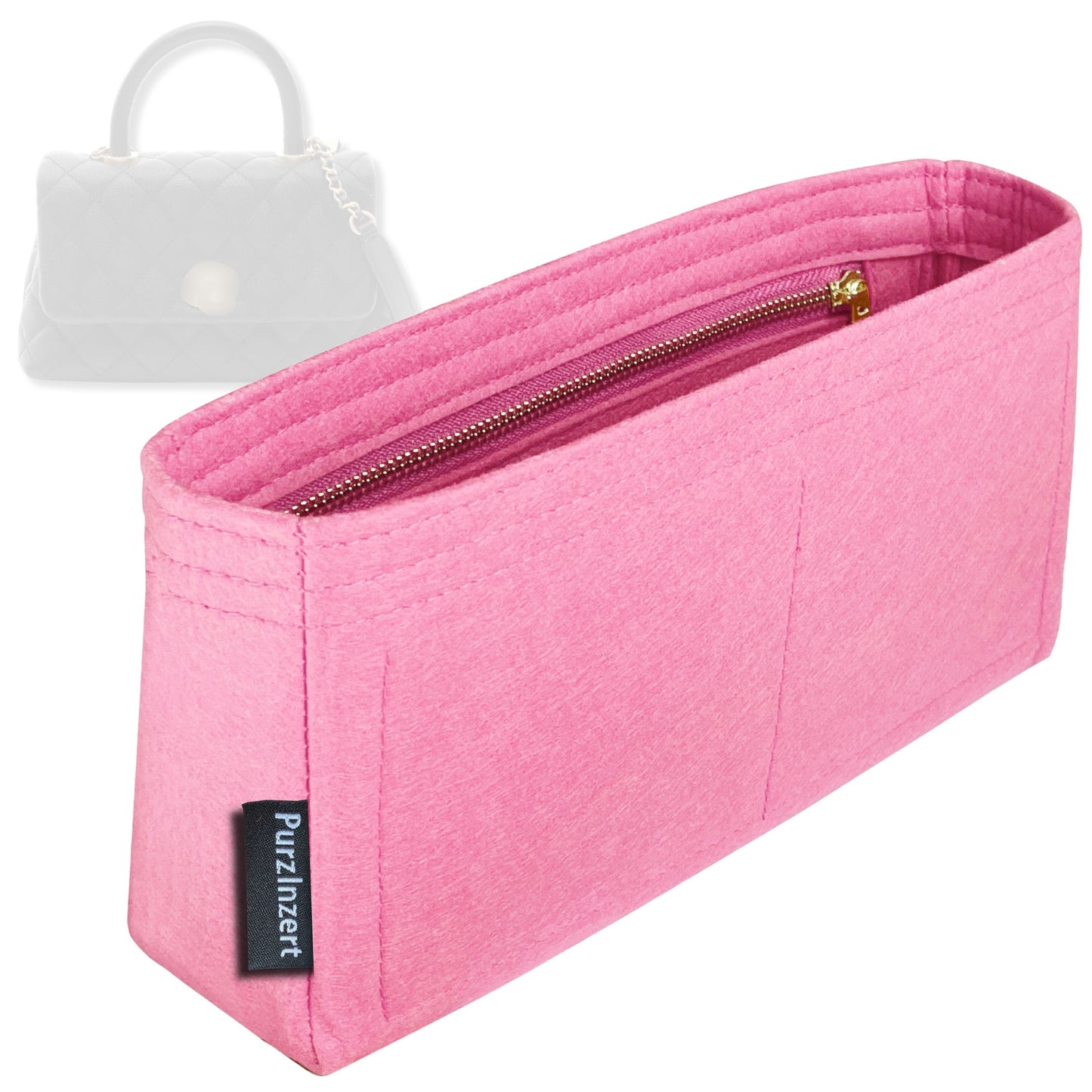 Bag Insert for (Chanel, Coco Small) Organizer Tote Purse Organiser Liner Shaper [Premium Felt Material]