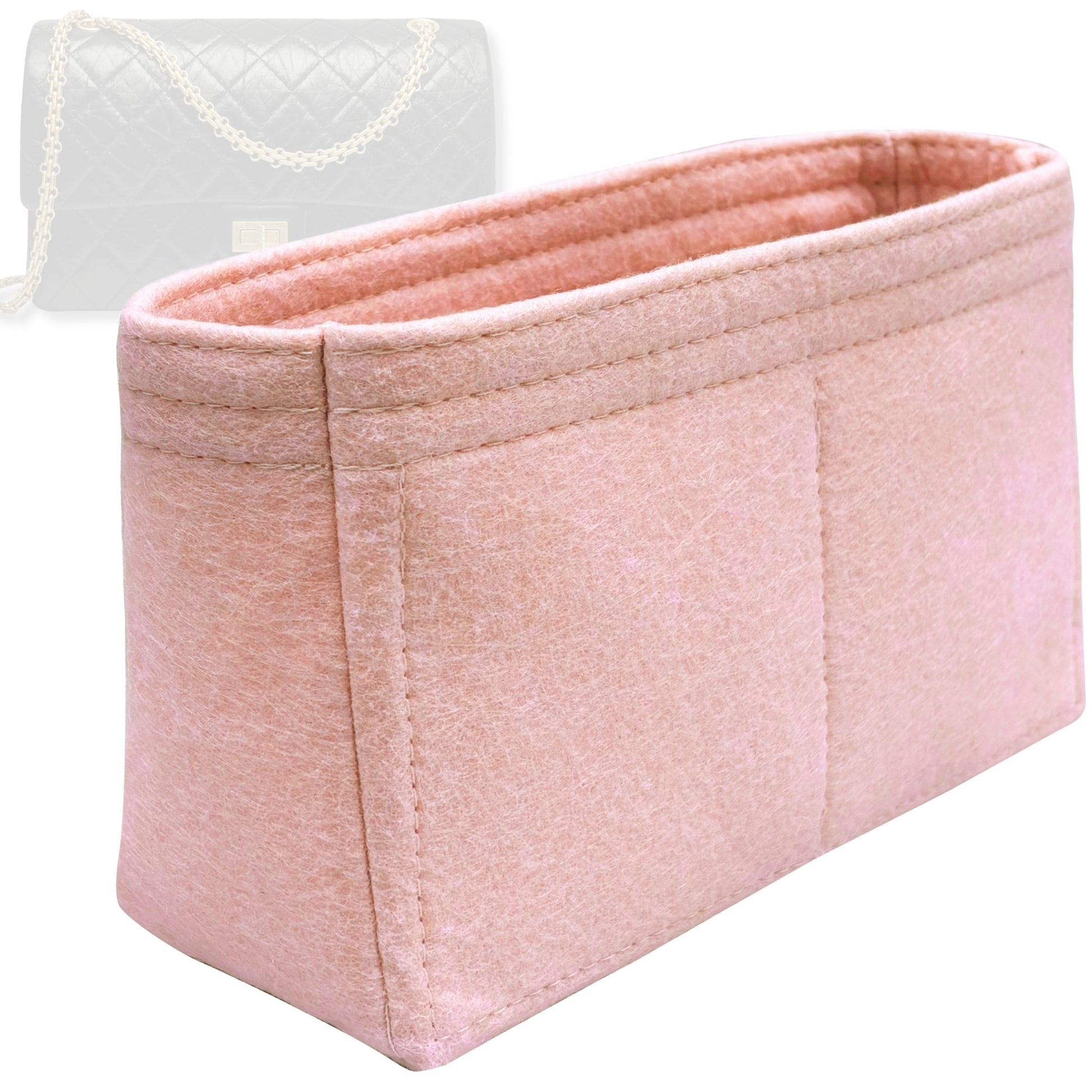 Bag Insert for (Chanel, 2.55 Handbag Mini 20cm) Organizer Tote Purse Organiser Liner Shaper [Premium Felt Material]