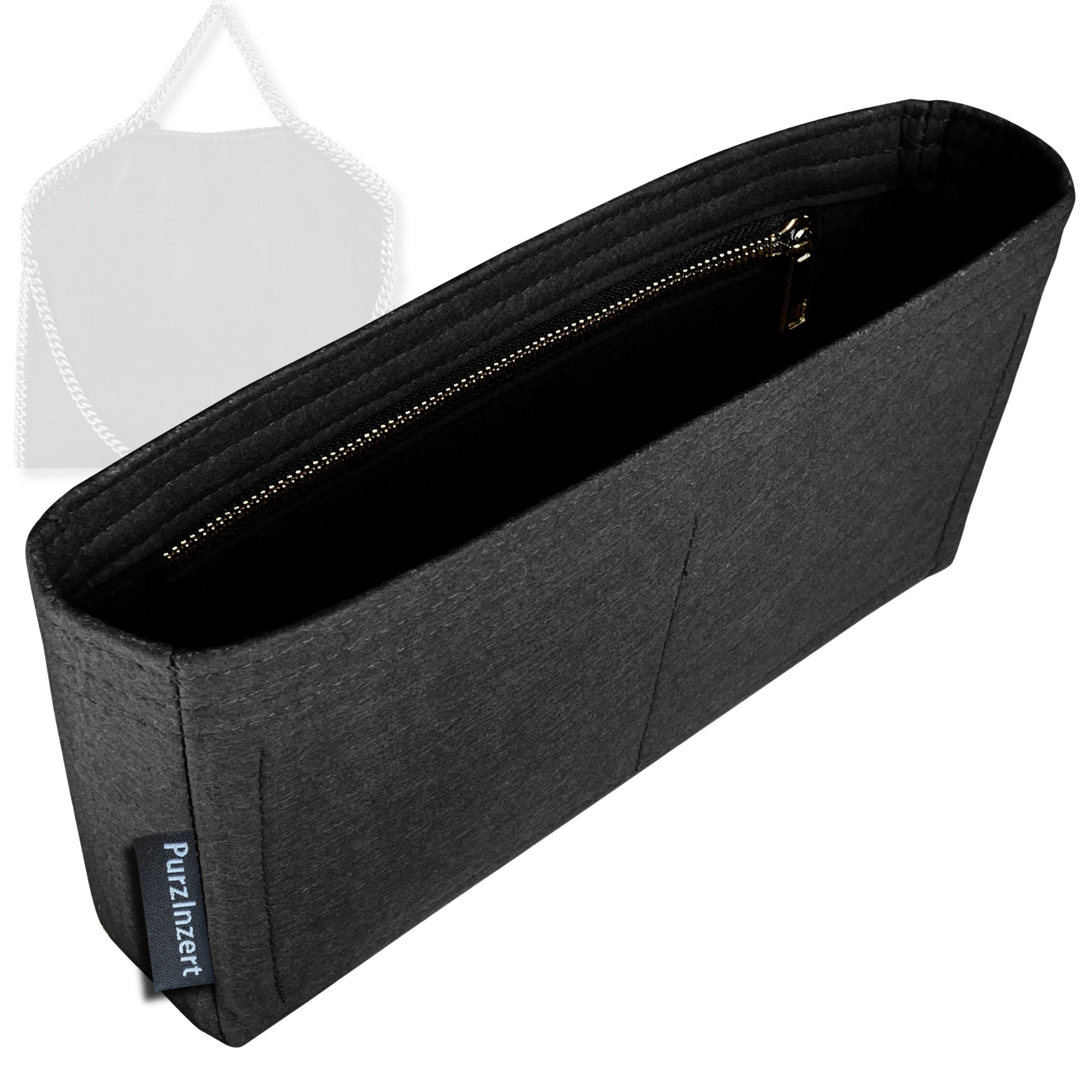 Bag Insert for (Stella McCartney, Large Falabella Tote) Organizer Tote Purse Organiser Liner Shaper [Premium Felt Material]