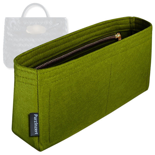Bag Insert for (Bottega Veneta, Large Andiamo) Organizer Tote Purse Organiser Liner Shaper [Premium Felt Material]