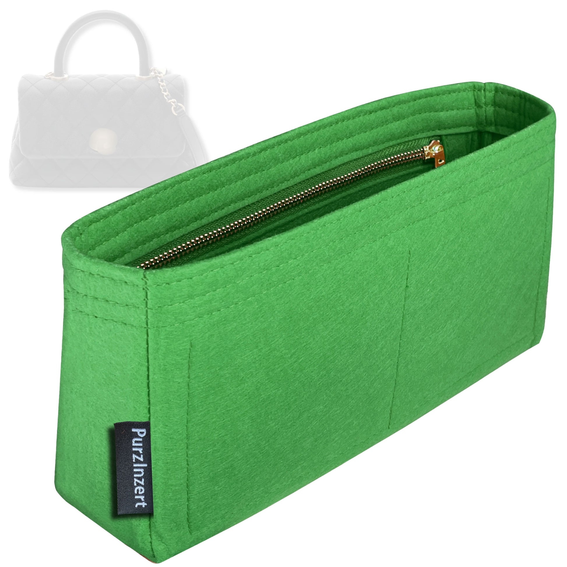 Bag Insert for (Chanel, Coco Mini) Organizer Tote Purse Organiser Liner Shaper [Premium Felt Material]