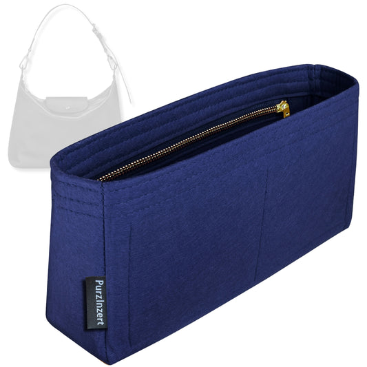 Bag Insert for (Longchamp, Le Pliage Xtra Medium Hobo) Organizer Tote Purse Organiser Liner Shaper [Premium Felt Material]