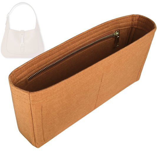 Bag Insert for (Gucci, Jackie 1961 Mini) Organizer Tote Purse Organiser Liner Shaper [Premium Felt Material]
