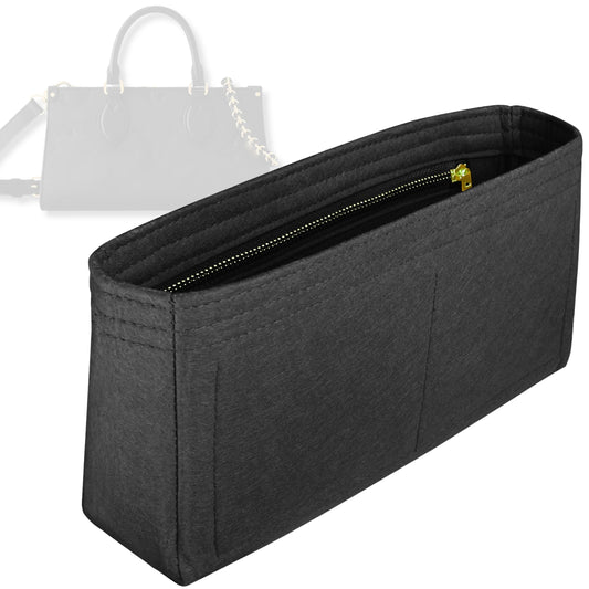 Bag Insert for (LV, OnTheGo East West) Organizer Tote Purse Organiser Liner Shaper [Premium Felt Material]