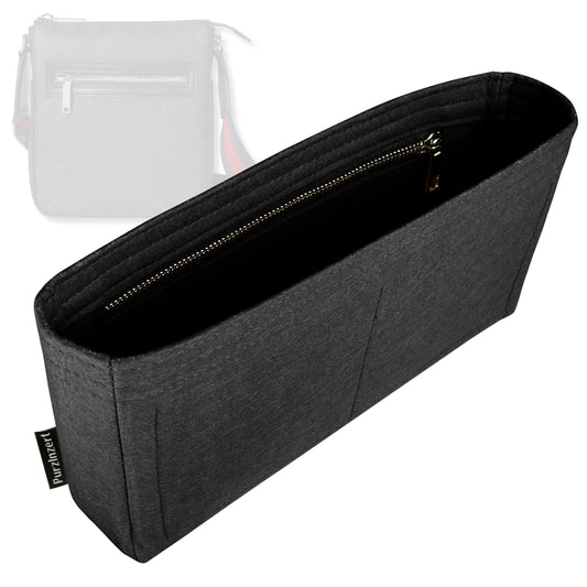 Bag Insert for (Gucci, Ophidia small messenger) Organizer Tote Purse Organiser Liner Shaper [Premium Felt Material]