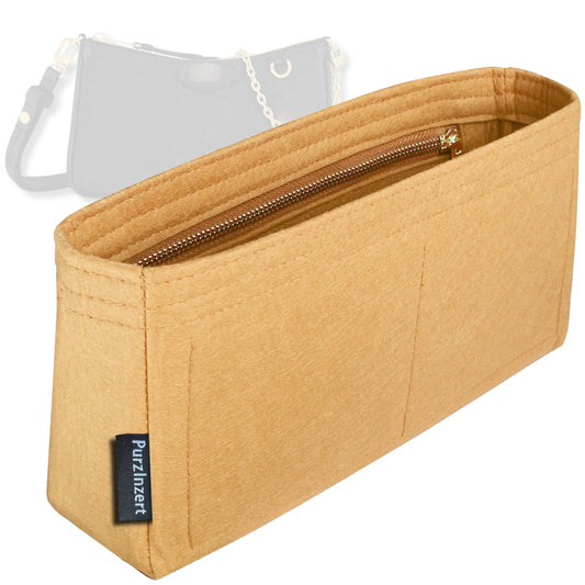 Bag Insert for (LV, Easy Pouch On Strap) Organizer Tote Purse Organiser Liner Shaper [Premium Felt Material]
