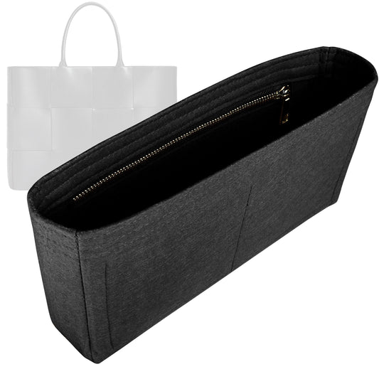 Bag Insert for (Bottega Veneta, Large Arco Tote) Organizer Tote Purse Organiser Liner Shaper [Premium Felt Material]