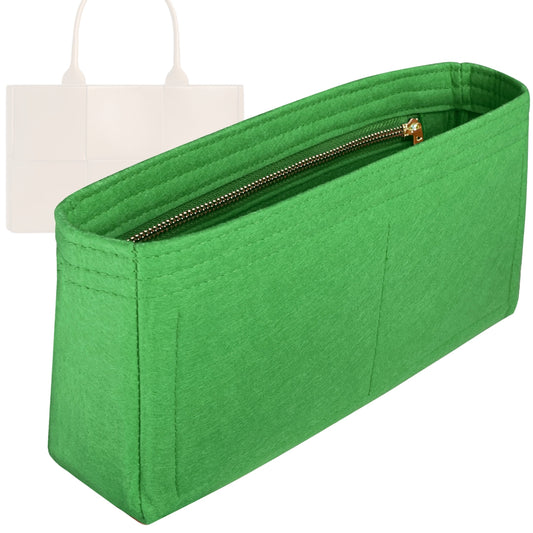 Bag Insert for (Bottega Veneta, Medium Arco Tote) Organizer Tote Purse Organiser Liner Shaper [Premium Felt Material]